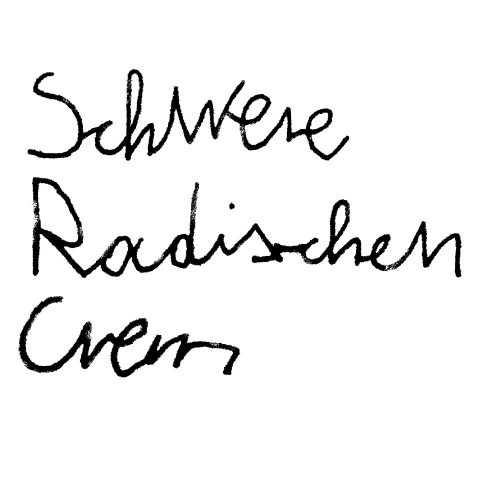 Text: „Schwere Radieschencreme“